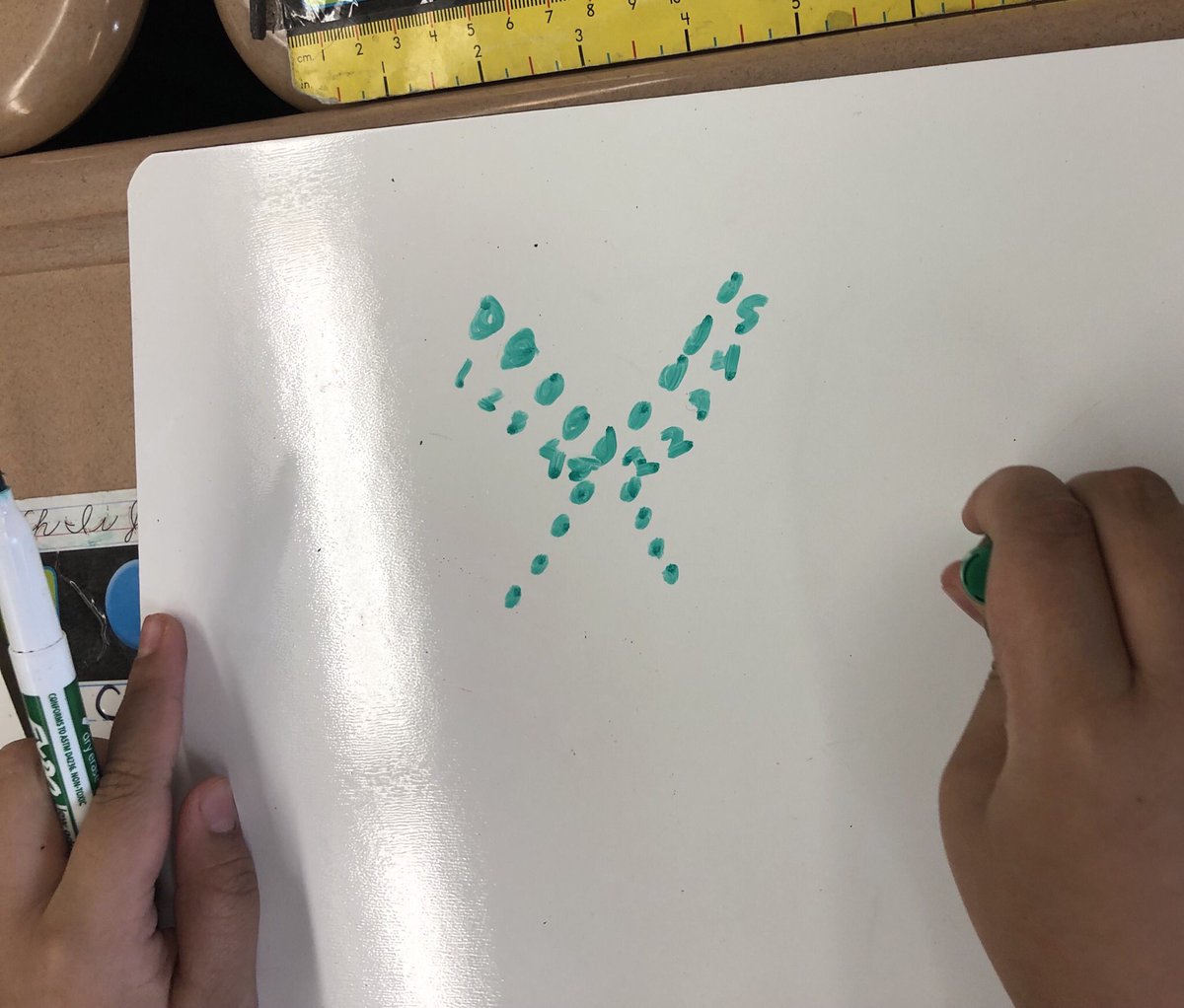 MathMeredith's tweet image. 4th grade students at Key School constructed viable arguments (among other math practices) to ensure everyone understood their thinking around this Visual Pattern! Thanks @fawnpnguyen! @KeySchoolPHL @PaulineCheung18 @carnegielearn @PHLschools #longlivemath #smp3 #visualpatterns