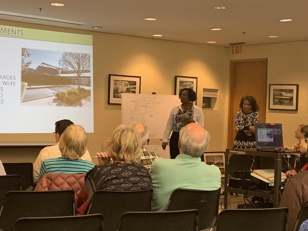 fulcolibrary's tweet photo. Thank you to all who attended tonight’s exciting renovation project meeting at Buckhead Library.  Check our website soon to view the plans for the updated space and to find out when construction begins! #fulcolibrary #librariesrock #libraryrenovations https://t.co/twxWaY2oBh