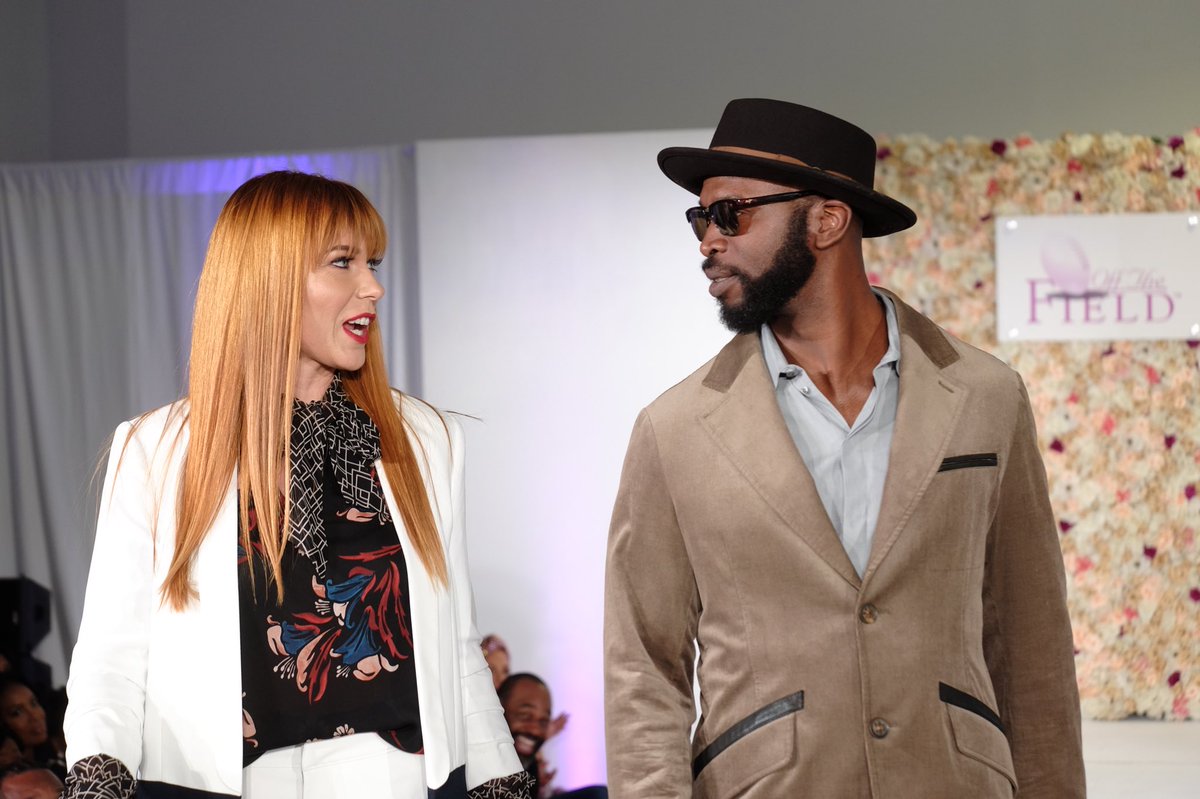 OffTheFieldNFLW's tweet photo. Showcasing the dynamic women that empower the men of NFL @ 18th Annual Off The Field Players’ Wives Association Fashion Show #runway #fashion #offthefieldpwa #nflwivesfashionshow #OTFSB53 #SBLIII —📸: Mallory Edwards @xoplam https://t.co/58PBcsIScv