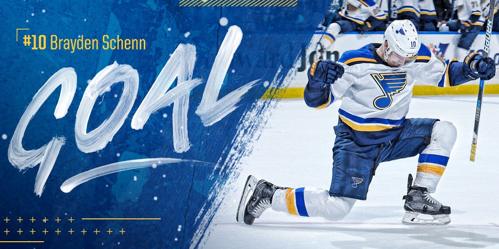 SCHENN!!!! BLUES WIN!!!! #stlblues