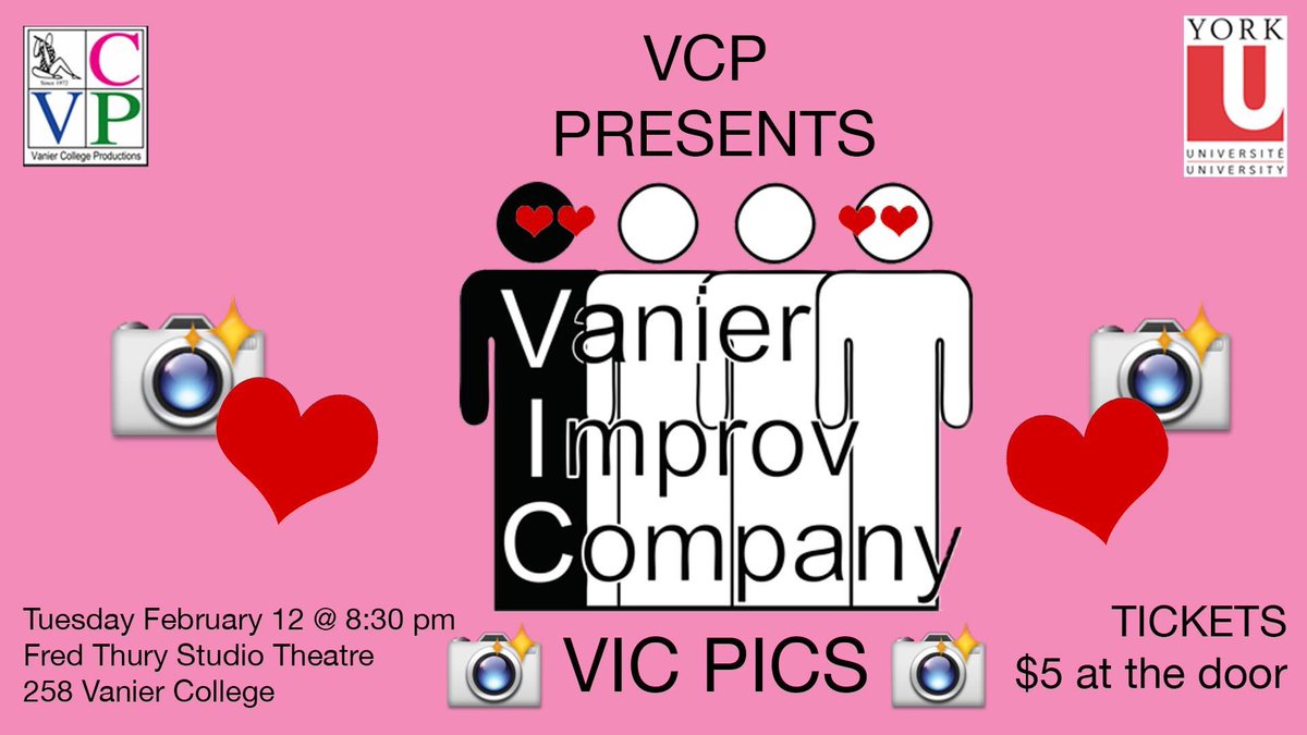 only 5 more sleeps till vic pics! the only acceptable unsolicited pics! make sure to get there early to get your vic pics tix!