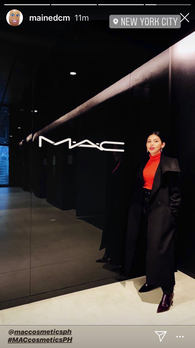 GingCL03's tweet image. 💋👑 #MaineMendoza #MACMaker #MACCosmeticsPH 
©️ @mainedcm | igs