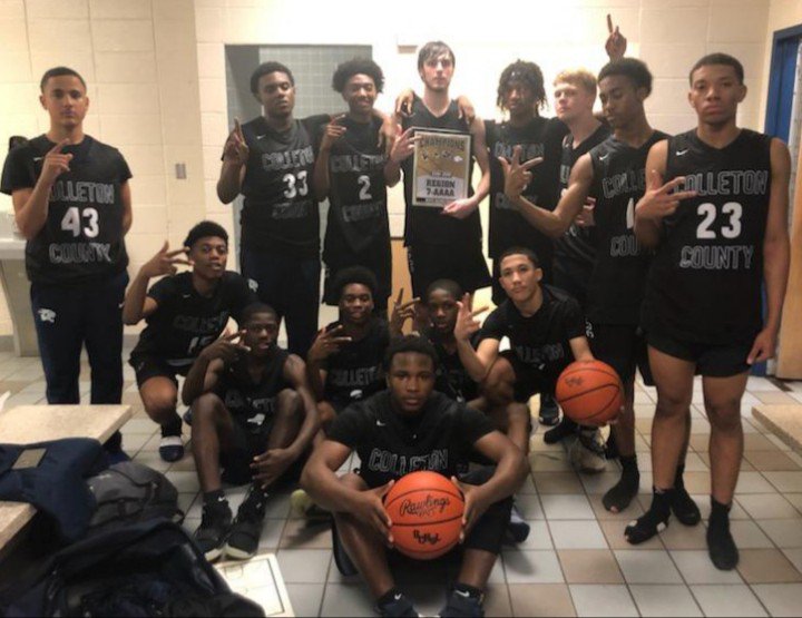 CCountyHoops's tweet photo. Colleton finishes the regular season 18-7 overall and 6-0 in conference. Mark your calendars now because we will host a playoff game wed 2/13 at 7pm in the cougar den. #UndfeatedRegionChamps #EarnedNotGiven https://t.co/EpBZ0U22z1