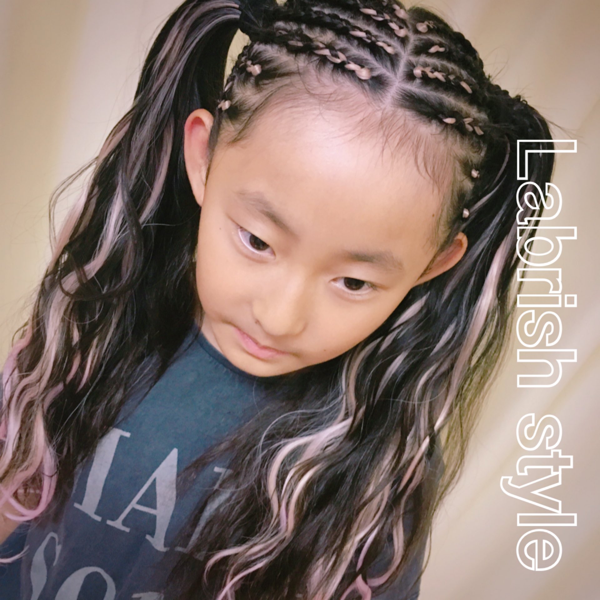 ブレイズヘアアクセサリー☆キッズダンス Bガール ⬜100