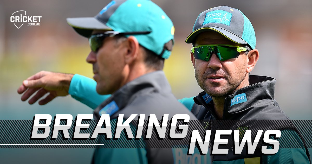 JUST IN: Confirmation that Ricky Ponting will join Australia's coaching staff for this year's World Cup campaign: cricket.com.au/news/ricky-pon…
