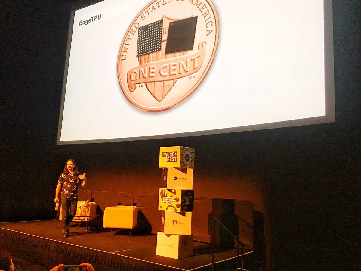 TheDetailAust's tweet photo. Psychologist @eldrprada , principle @googleai is trying to make AI more humane. Uses Watson’s 1920 psychology methods, making suitable choices for you, that you are not even aware of. Creating tiny computers, smaller than a 1 cent coin.
  @pausefest #pausefest #pause2019 #google https://t.co/GMZyMouBdj