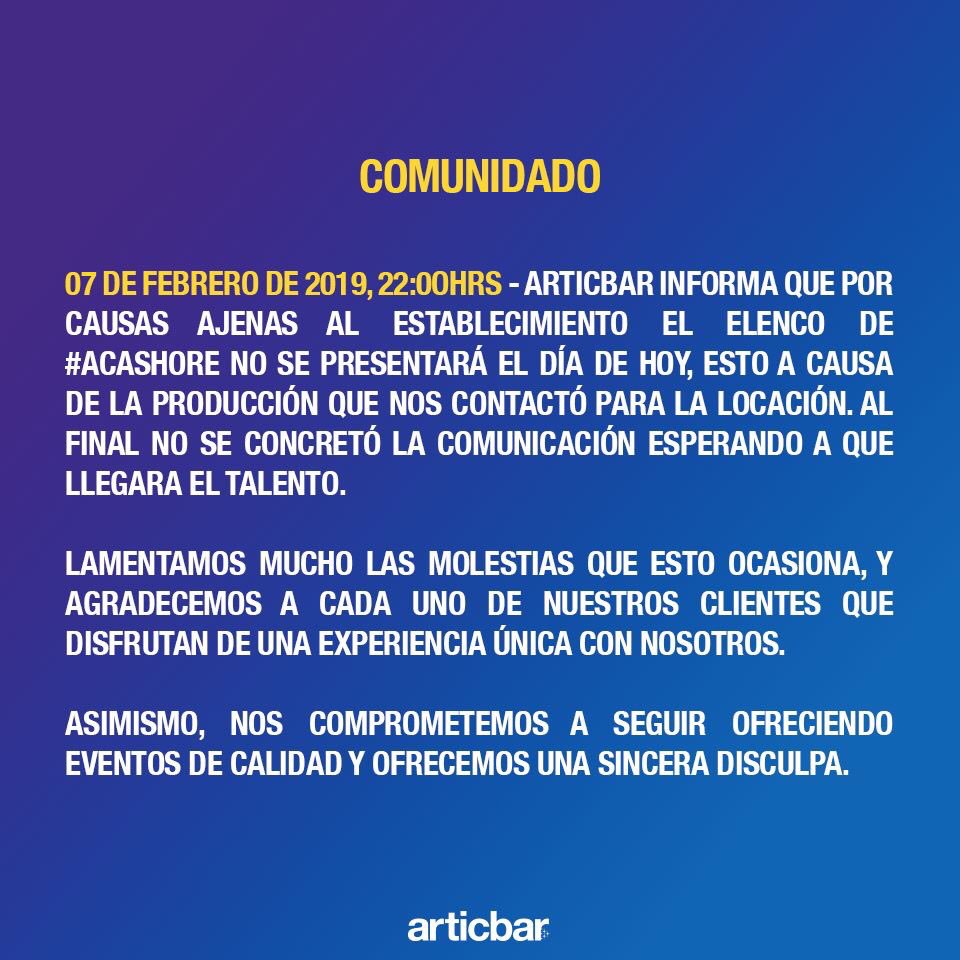 #Comunicado