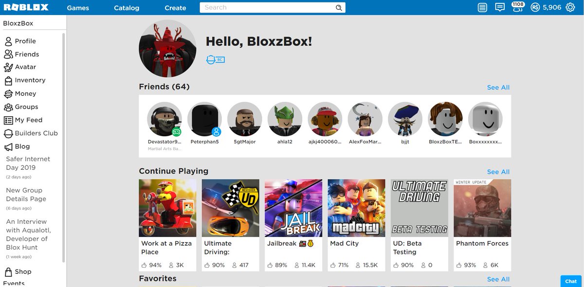 Bloxy News on X: #BloxyNews  The #Roblox Games page has updated to put  Featured games at the top, moving Popular games to the second row, and  basing it on what games