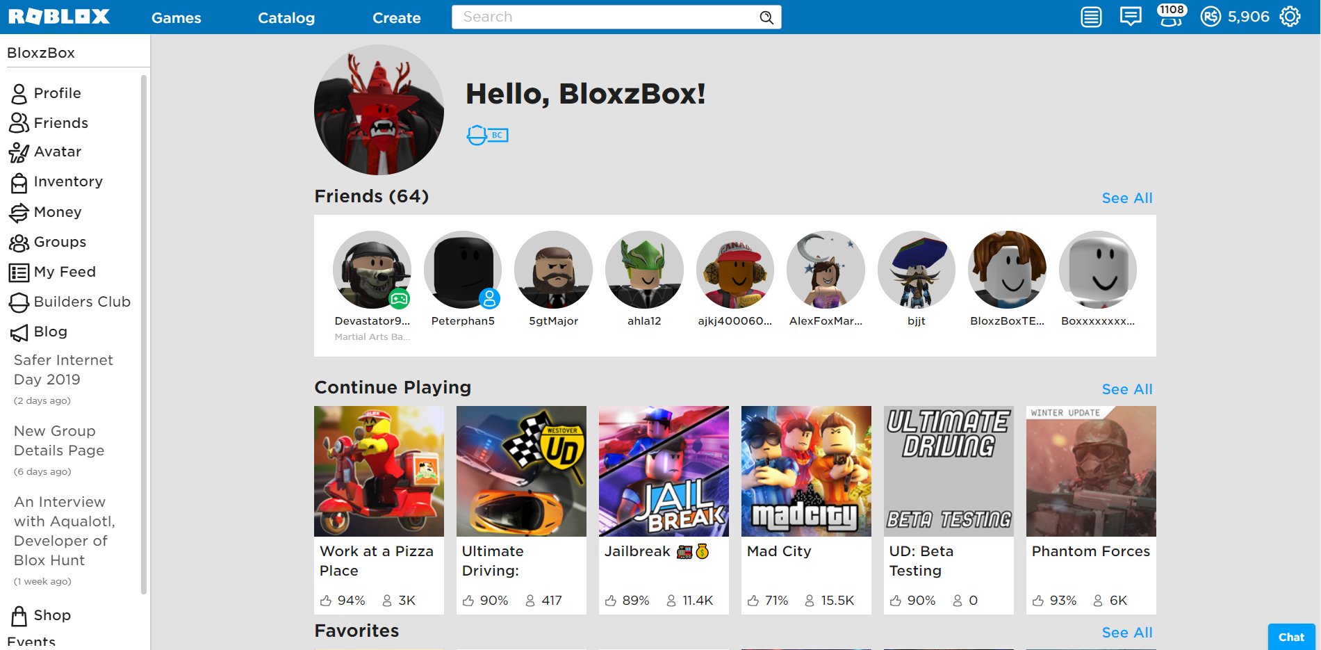 Roblox News: New ROBLOX homepage?