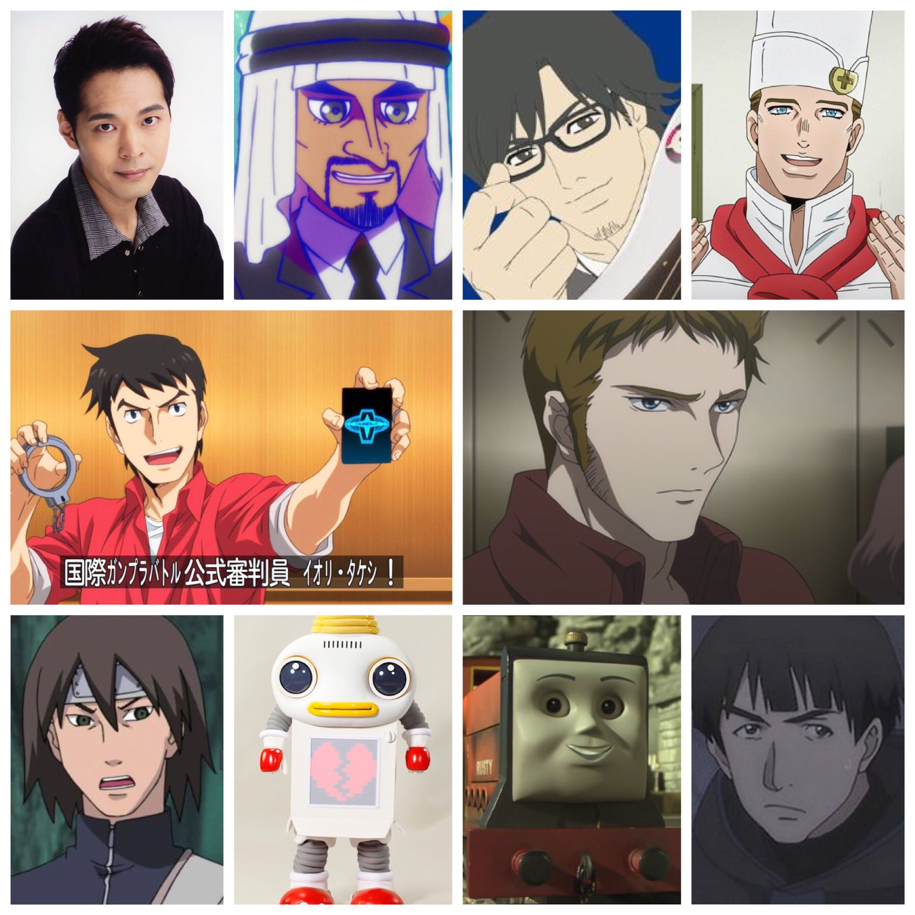 Twitter 上的 則巻ガジラ 2 8は 声優 ナレーターの川島得愛さんの誕生日です おめでとうございます 石油王 リンリン トニオ イオリ タケシ クラウス等 川島得愛誕生祭19 おそ松さん しろくまカフェ ジョジョ4期 ガンダム00 ビルドファイターズ