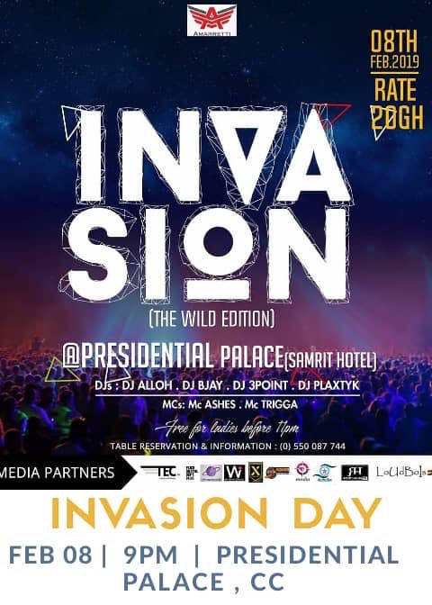 heritagepromogh's tweet photo. #no SIESTA VIBE❌
#SLEEP we no go SLEEP😴
#be an 🔥INVADER🔥today

—-PRESIDENTIAL PALACE *))samrit((*🏬
—-9pm prompt⏰

—- *#invasion2.0*<>”wild🦁edition”

      Tag a friend👫 let's get wild!!👅 https://t.co/IVKYEEzi8f