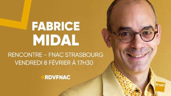 #RDVFnac: <a href="/FabriceMidal/">Fabrice Midal</a> viendra à la rencontre de son public aujourd’hui vendredi 8 février 17h30 à la <a href="/Fnac/">Fnac</a> #Strasbourg pour son livre #TraitédeMoralepourTriompherdesEmmerdes publié <a href="/Ed_Flammarion/">Editions Flammarion</a> >> fcld.ly/cnplo6v