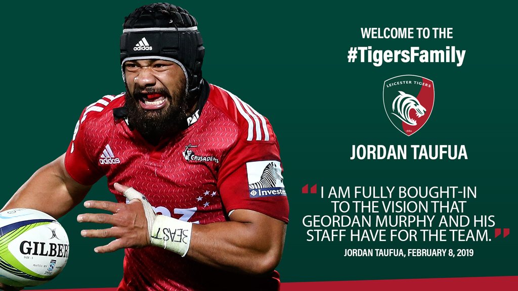✍️

Welcome to the #TigersFamily, Jordan Taufua!

Read more 👉 LeicesterTigers.com/news/jordan-ta…