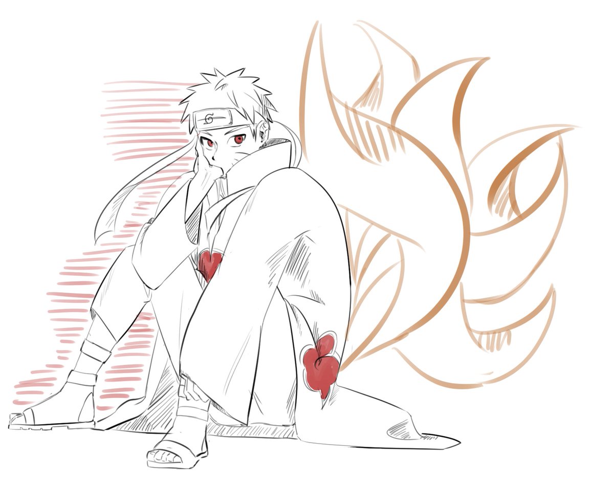 bury_0105's tweet image. 미떼님 아카츠키 나루토 보고 나도 후다닥

나루토가 아카츠키가 된다면 구미 어느정도 조절할 줄 알았으면 좋겠음 한 꼬리 6개정도?