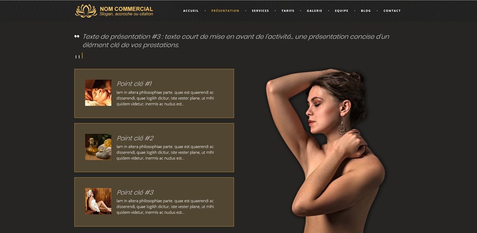 Création de #site #internet pour #institut de #beauté à #Cahors  tout compris :  hébergement, nom de domaine, maintenance, mises à jour.  Démo :  promo-demo-5.webandcom.fr
Plus d'infos au 07 70 45 20 06 ou à support@webandcom.fr.