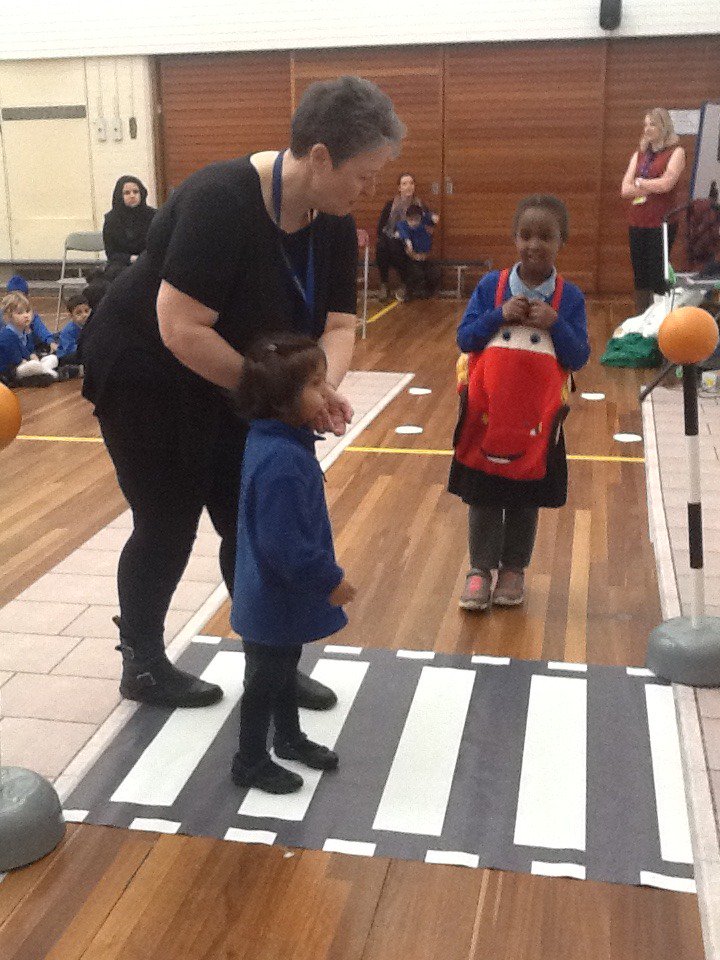 A great road safety session this Reception today. They learned all about how to cross the road and the potential dangers they need to be aware of