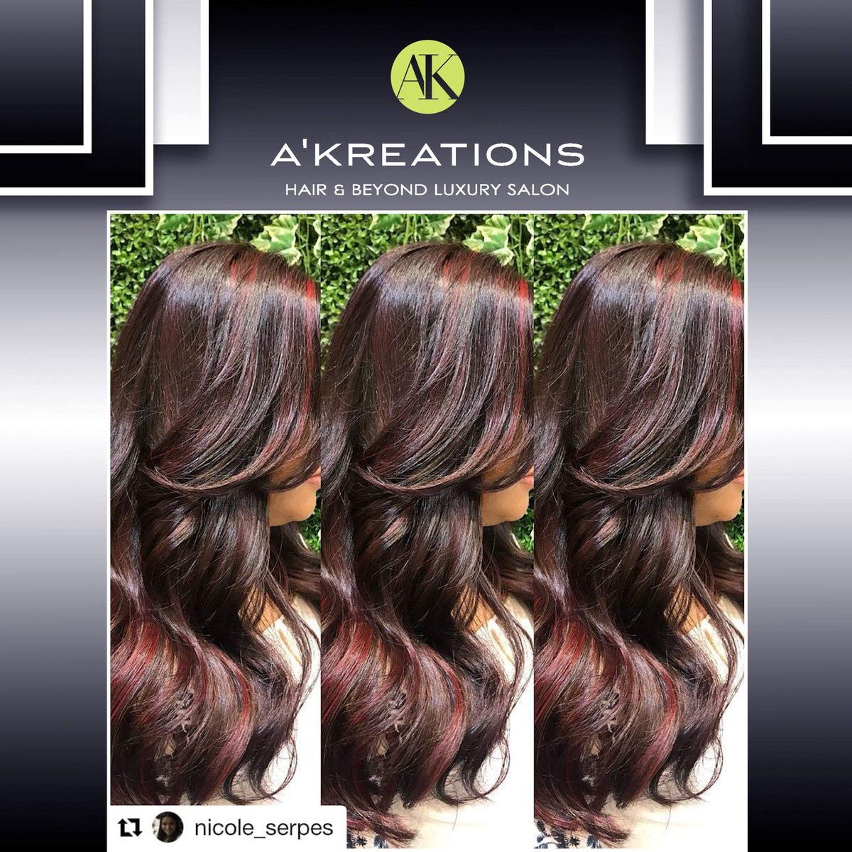 AKreationsIndia's tweet photo. Hand painted raspberry melt hair color to render a glossy and healthy look. Hair colored and styled by our Salon Art Director Nicole Serpes at @AKreationsIndia
#Repost @nicole_serpes
ใป
ใป
ใป
Raspberry Melting Moment ๐ #cutandcolor #raspberryhair #redhair #paintedon #healthy https://t.co/Jki6MwECbW