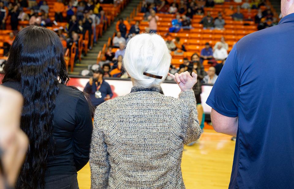 utepnews's tweet photo. Thursday's @UTEP_MBB game featured a special halftime celebration of #UTEP's elevation to the R1 top tier level in the Carnegie Classification of Institutions of Higher Education. Learn more about the R1 designation at https://t.co/9e01XRqlH8. β #UTEPR1 https://t.co/h9GuhrENfm