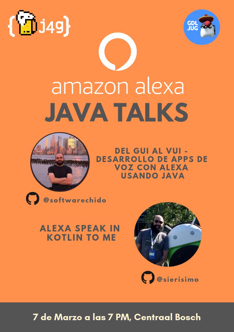 java_gdl's tweet photo. Los esperamos! 😉 
https://t.co/qQDSwWjL4n https://t.co/TsGV8dyMab