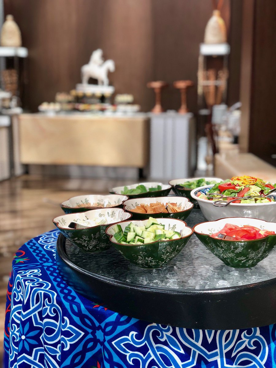 TheTorchDoha's tweet photo. Rich international lunch today!
Decadent dishes from around the world, live stations and extended salad and appetizer corners!
QR 160 per person | Kids (6-12yo) QR 70
From 12:30pm - 4:00pm at Flying Carpet
Call us now at 44465600 for reservations
#flyingcarpet #internationallunch https://t.co/eNHgzJC9tE