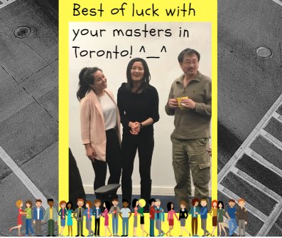 BETMBurnaby's tweet photo. No matter where you go, we will always support you Yimin! Best of luck with your study and future endeavours in Toronto! You are always welcome back to our club anytime you visist!! : )
.
.
#betmclub #toastmasters #family #friends #support #love #forever #blessing #grit #success https://t.co/l1HM8lNkZW