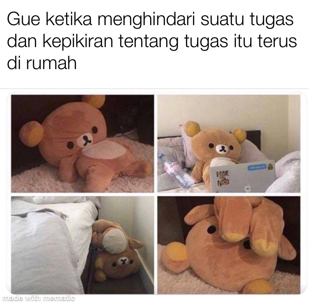 Kalau bisa dikerjakan besok, ngapain hari ini