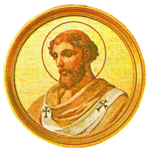 Pope Miltiades of the 4th century AD, also known as "Miltiades The African". Guess which image is used on Whiteopedia? (Isn't there some kind of prohibition against bearing false witness?) https://thedailymass.com/st-miltiades/  https://i.pinimg.com/originals/5d/bd/ae/5dbdae40ede81807a4db80cddb1860e7.jpg https://en.wikipedia.org/wiki/Pope_Miltiades