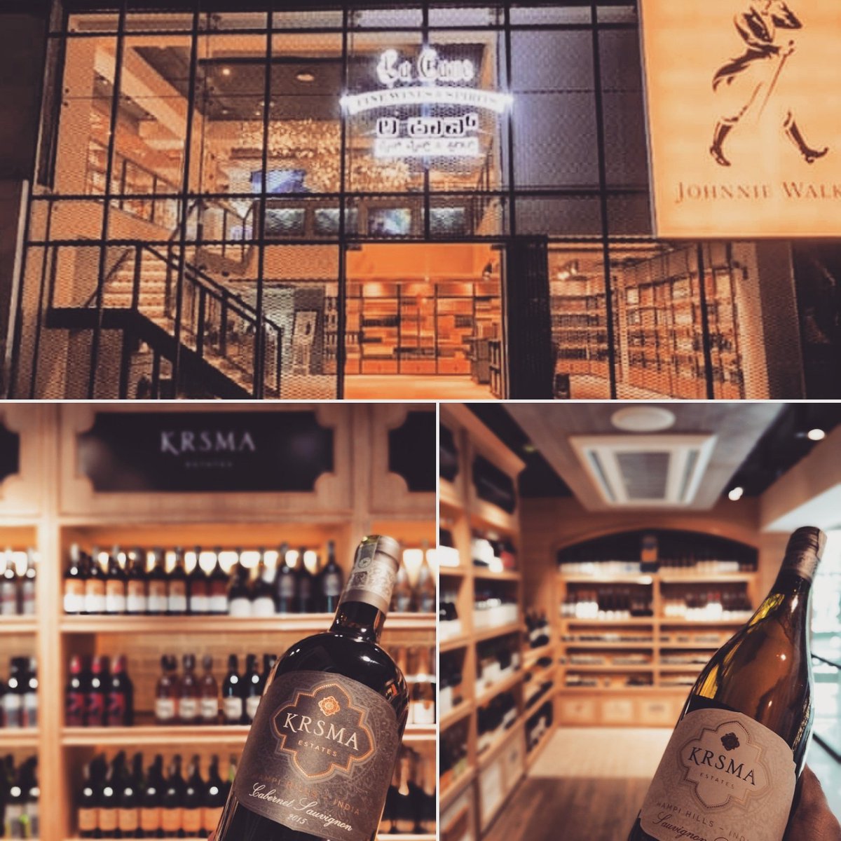KRSMAEstates's tweet photo. KRSMA Estates now available @lacaveindia 's newest boutique store in Indiranagar, Bangalore. Designed with brilliance and stocked with 300 labels and some of the  finest crafts from around the world. 

#wineboutique
#Bangalore #Lacave #India #WinesofIndia #winestagramming https://t.co/XkTiLE9ZUi