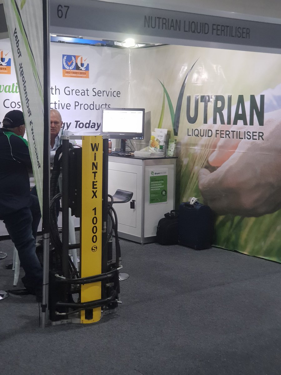 Yarrawa9's tweet photo. First day at #CRT conference.  Good interest in #soiltestpro #Wintexagro &amp; #Nutrian https://t.co/oJ6hs2LoCF