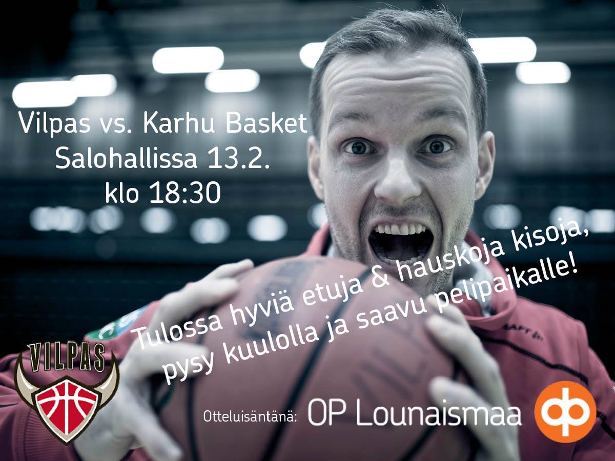 Ensi keskiviikkona riittää Salohallissa jännitystä!
Viime kevään finaalipari ja tämän hetken sarjan ykkönen ja kakkonen ottavat  mittaa toisistaan yhdessä runkosarjan kuumimmassa matsissa! 💥💥
Otteluisäntänä <a href="/OPLounaismaa/">OP Lounaismaa</a> 

Liput ennakkoon zupticket.com/korisliiga-vil…

#korisliiga