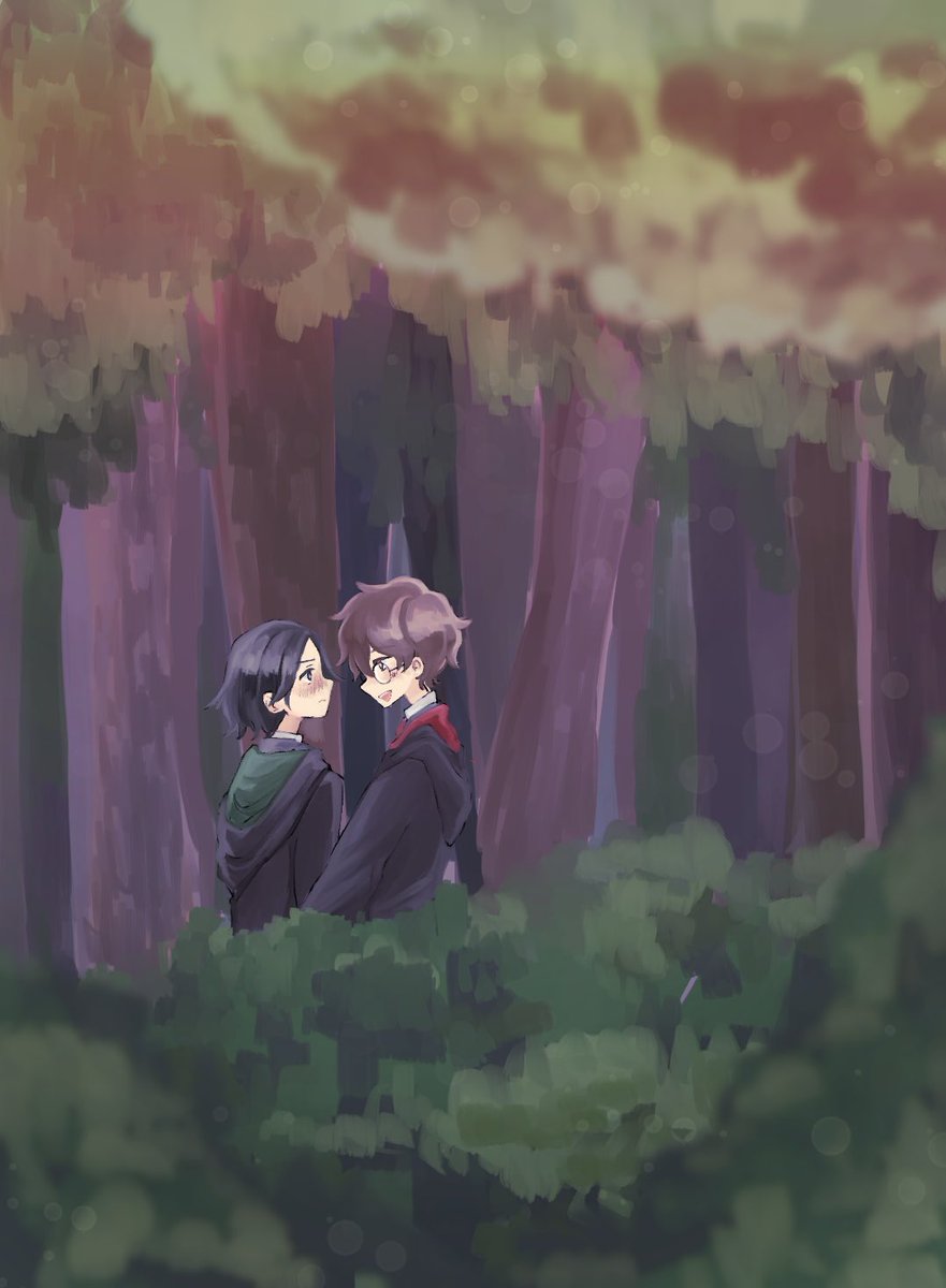 nikki_hpt's tweet image. ジェスネ  森で密会