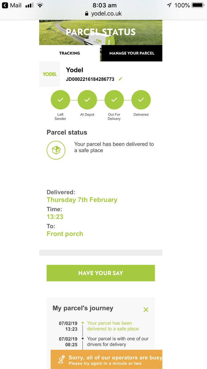 daisymonkx's tweet photo. @YodelOnline I told myself I wouldn’t them again! This is exactly why another parcel missing 😡 please explain for about the 10th time?! https://t.co/M5HyDlyKXb