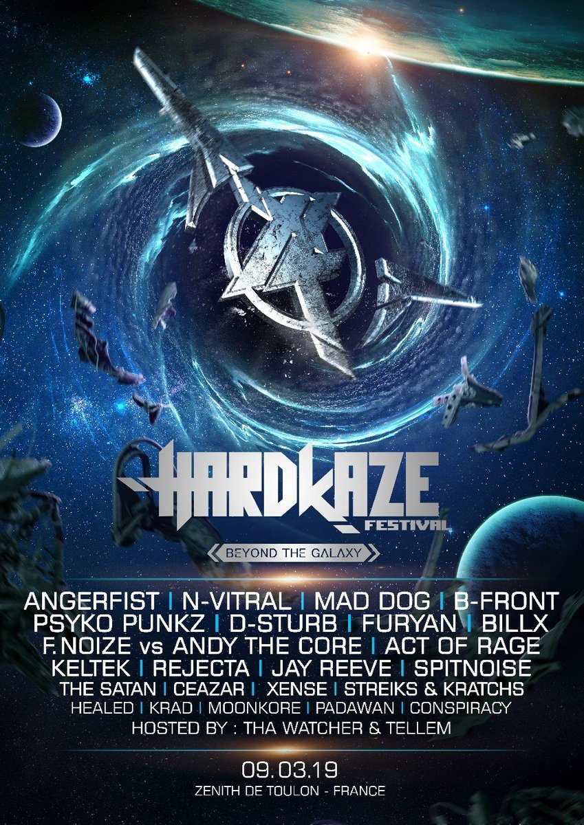 See you 09.03.19 at zenith de toulon ;) 
Tickets : hardkaze.com/tickets