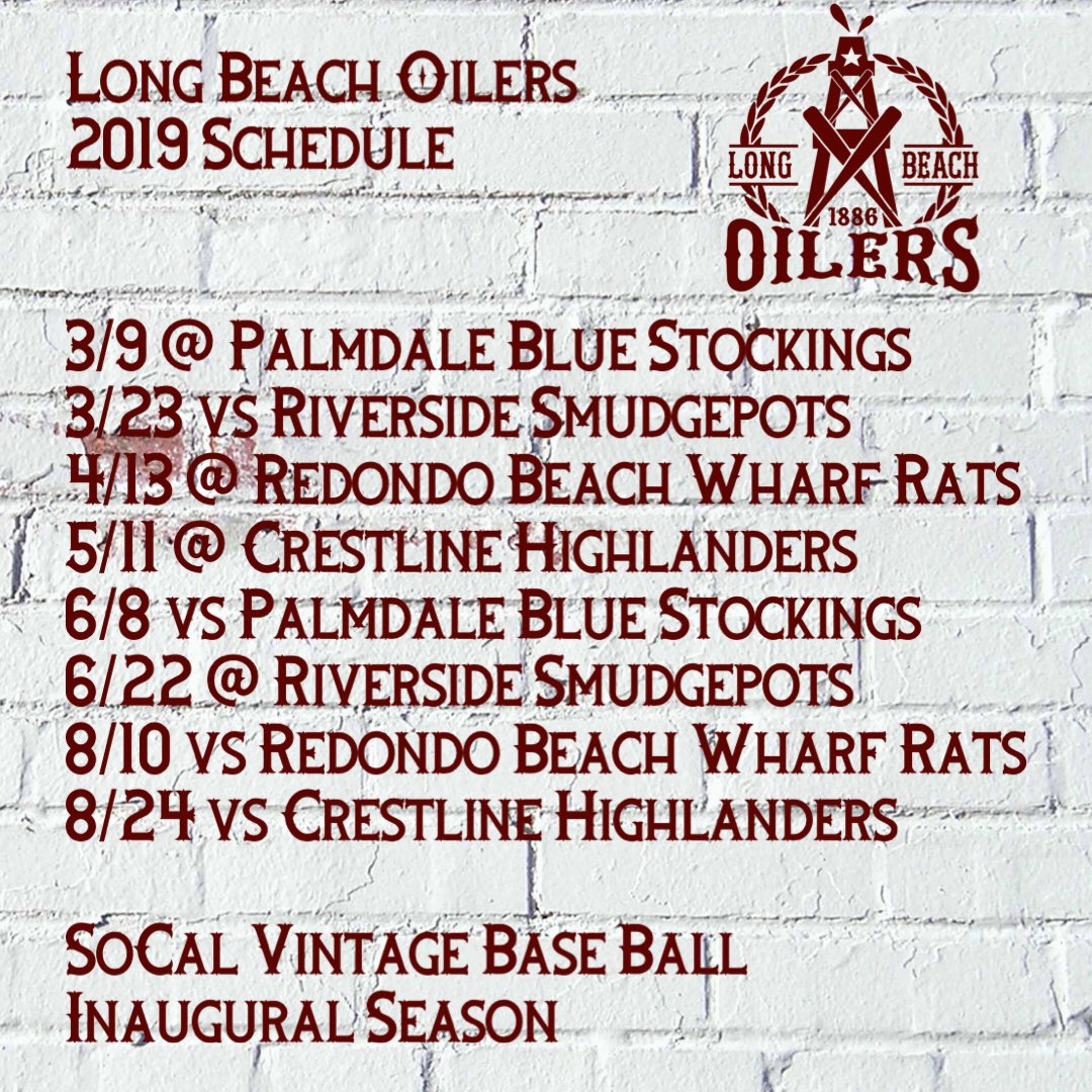 OilersVbbc's tweet photo. Stay tuned for posts on all upcoming games!!! #VintageBaseBall #longbeachbaseball https://t.co/FtyPiuWbLn