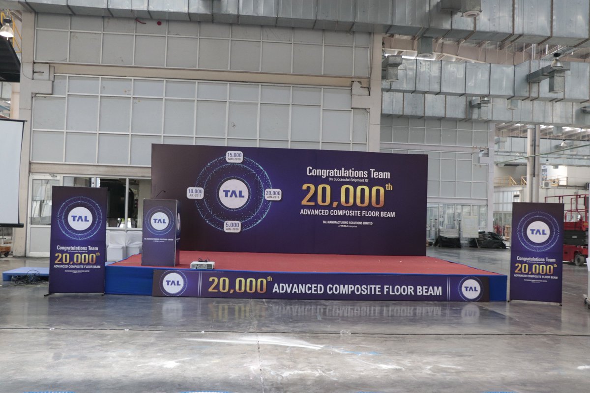 Unicorn_Events_'s tweet photo. Telco Automation Limited successfully shipped its 20000th advanced composite floor beam! 
UNICORN was proud to be associated with them and make their success celebration even more grand!
#TAL #20000thbeam #unicornevents #success #celebration https://t.co/TbzE5svbRn