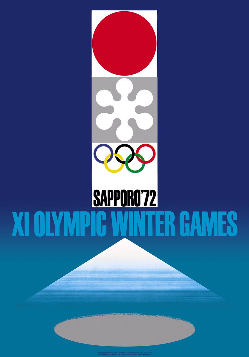 olympicmuseum's tweet photo. 11// ❄️Encapsulating the mood of the #WinterOlympics ❄️
#Sapporo 1972 (Japan🇯🇵): the official poster and a stunning bird’s eye view of Mt #Eniwa🏔
and the #Shikotsu Lakeside. 
·
#olympicmuseum #olympicgames #OlympicLanguage #sapporojapan #japanolympics #hokkaido https://t.co/OitXNfyjl1