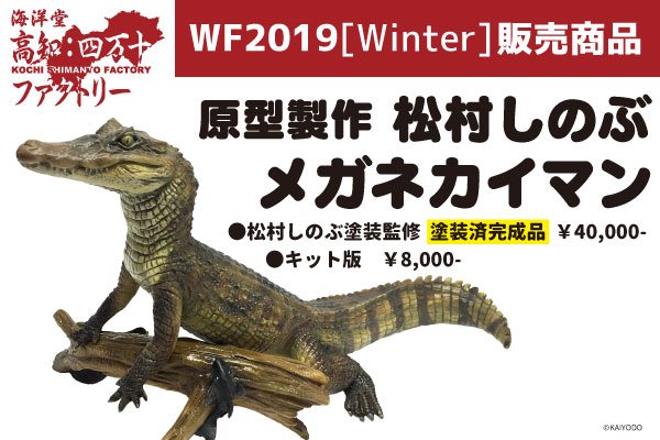 Uzivatel 海洋堂ホビー館四万十 公式 Na Twitteru 海洋堂高知 四万十ファクトリーブース会場販売物 原型制作松村しのぶ 復刻 メガネカイマン 動物造形の第一人者 松村しのぶ原型制作の復刻キットです 松村しのぶ塗装監修 塗装済み完成品 40 000 税込 Uzivatel 海洋堂ホビー館四万十 公式 Na Twitteru 海洋堂高知 四万十ファクトリーブース会場販売物 原型制作松村しのぶ 復刻 メガネカイマン 動物造形の第一人者 松村しのぶ原型制作の復刻キットです 松村しのぶ塗装監修 塗装済み完成品 40 000 税込
