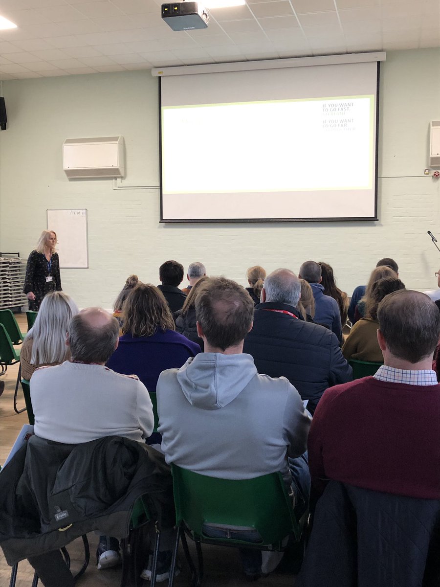 ChiHighTeachSch's tweet photo. Deputy Headteacher @ChiHighSchool Naomi Lewry opens the #Blueflag #CHSJPLday working together with @TheRegisSchool @felphamcc @bishopluffa @O_SVA @BourneCCollege @ChiHighSchool @TKATAcademies https://t.co/Vns9hO3jL8