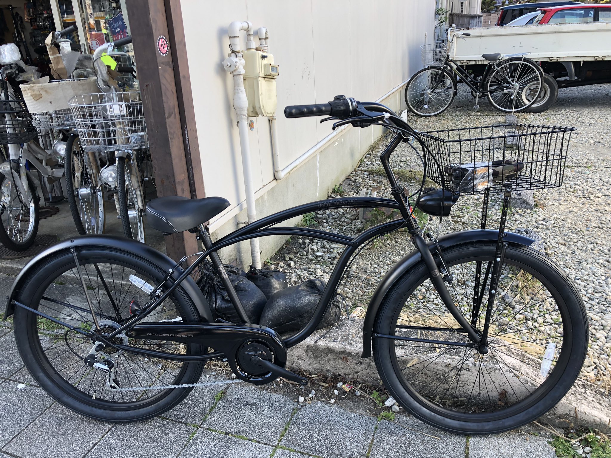 ビーチクルーザー 29インチ レインボー 手渡しのみ-