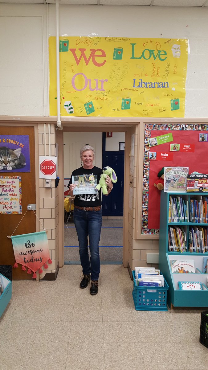 Love working my little people . Showing library love. Thank you all. I am so lucky to be here!!! <a href="/BCPSLMP/">BCPS LMP</a> <a href="/BaltCoPS/">Baltimore County Public Schools</a> #bcpslms #Library #librarylove