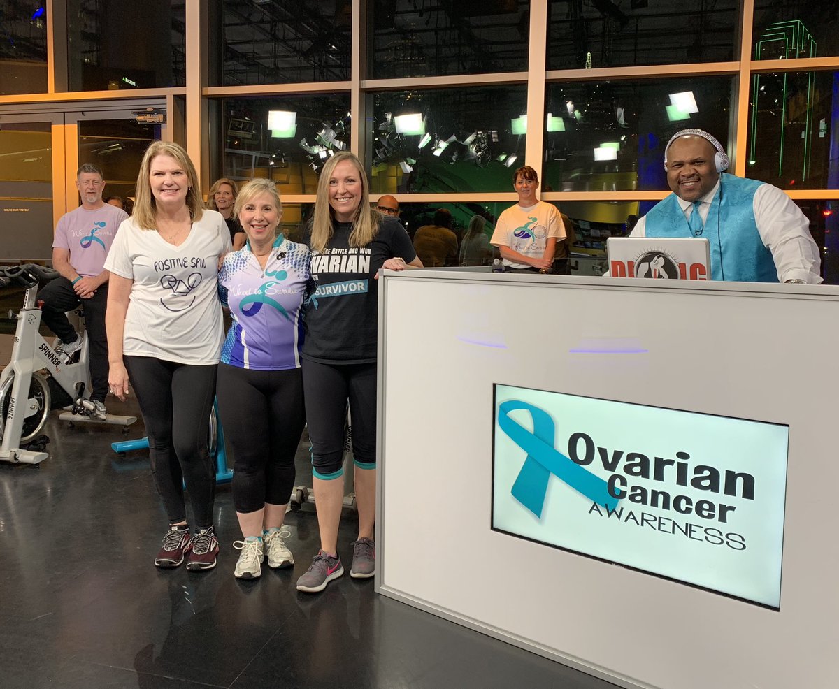 SoniaAzadTV's tweet photo. Ovarian Cancer Awareness: in 2018โ 22,000 women were diagnosed. 14,000 died. It will take all of us to shift this statistic. Join @OvarianHope at #WheelToSurvive ๐ฒ 2/24! Rally a team together or hop on someone elseโs! #iamup #wfaa #ovariancancer https://t.co/S7CNaZZslC