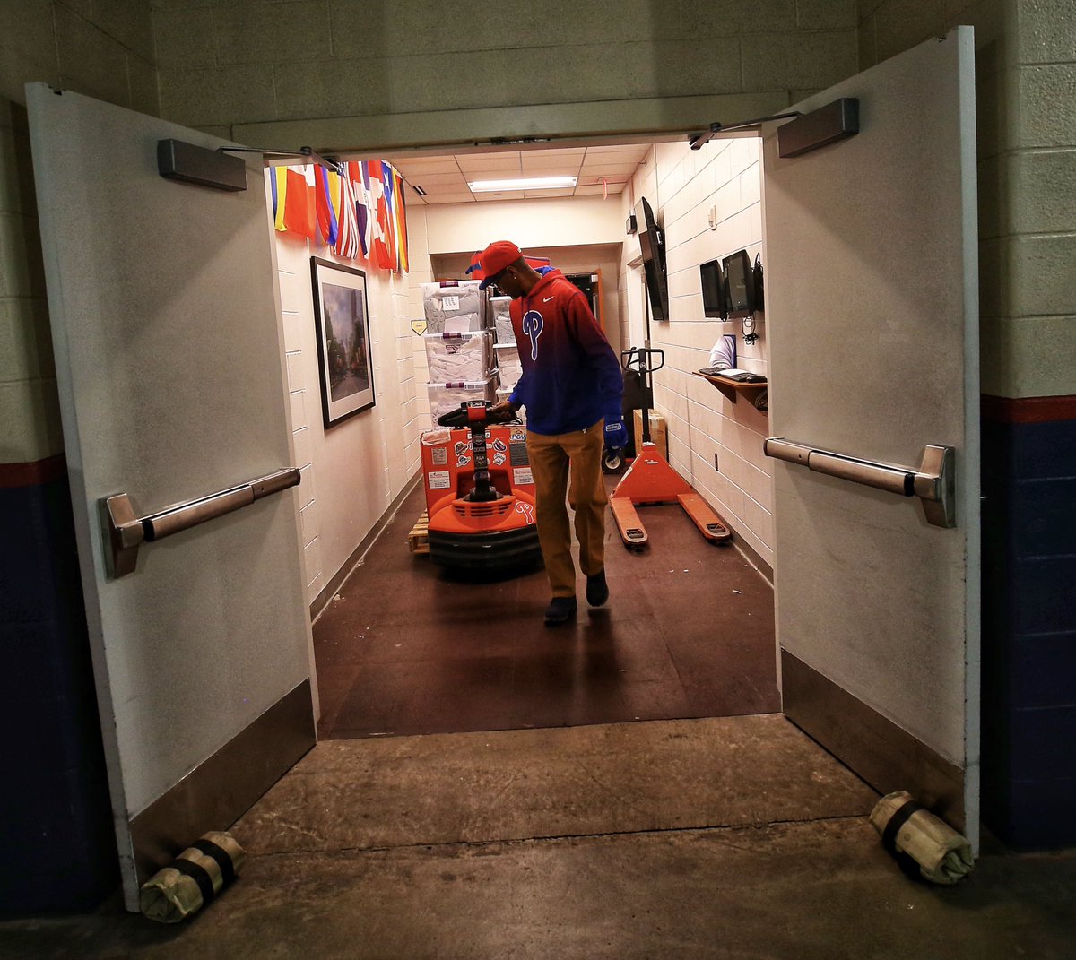 Phillies's tweet photo. So. Much. Gear. #TruckDay https://t.co/8wodeen3QO
