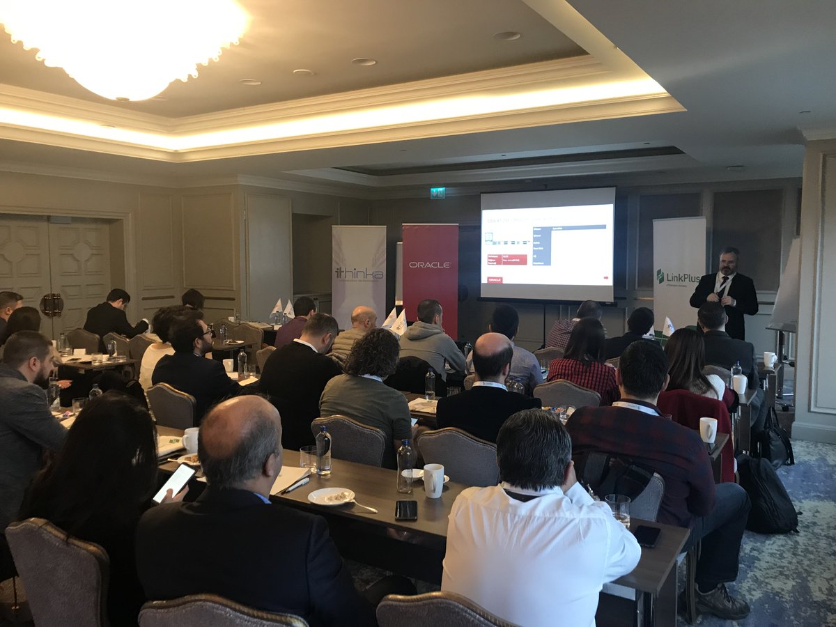 Ithinka's tweet photo. Ithinka İstanbul Oracle Etkinliği 2019
Ithinka – LinkPlus ve Oracle’ın bir araya gelerek gerçekleştirdiği “Oracle Dijital Dönüşüm” etkinliğinde, Oracle Cloud ve Oracle ODA ürünleri üzerine konuştuk.
#Oracle #Ithinka #Linkplus #Event https://t.co/hOAwAs55y4