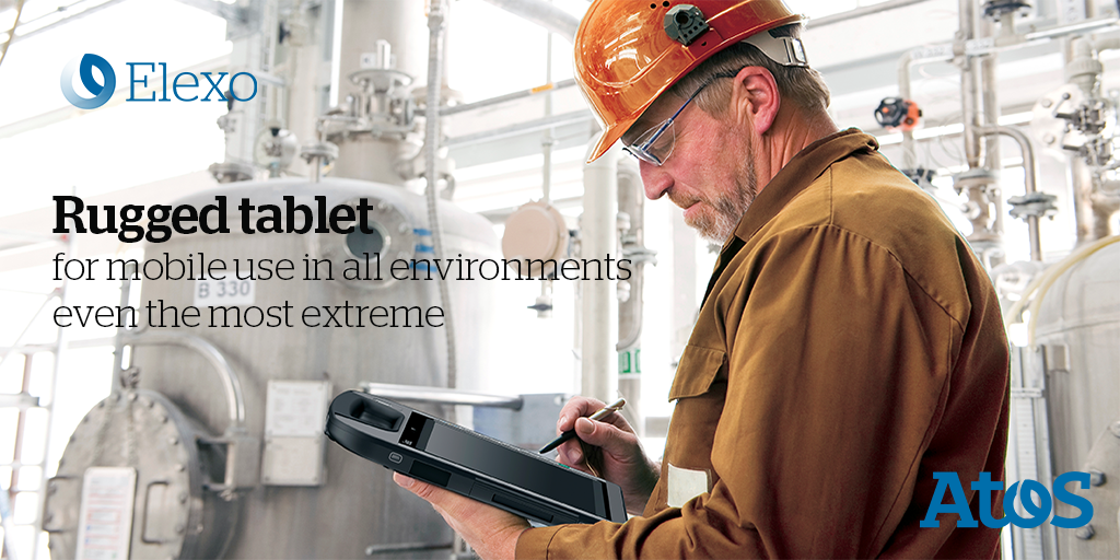 AtosBelux's tweet photo. How to empower your employees whilst maintaining the highest levels of devices security? Discover our range of #RuggedLaptop and #RuggedTablet customized to your needs #DigitalWorkplace https://t.co/H1ajGLqDW8 #Elexo #CyberSecurity https://t.co/OvuJ3JiKEE