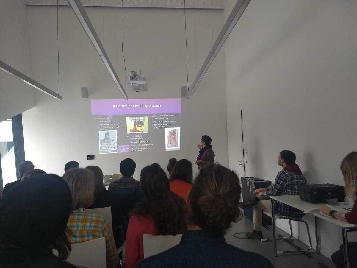 FRACTAL_Col's tweet photo. How can we do transformative research in current neoliberal academia? @aristolochia_ reflects about the new approaches from #Feminism @LevPoints4Sust #Leverage2019 #day3act https://t.co/1CRWQmjN8E