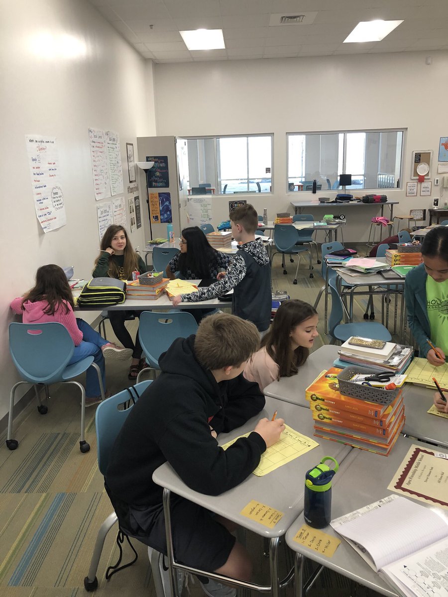 MrsRabb1's tweet photo. Jigsaw-ing to share our new learning about Greek government! #studentled #practicingourteachingskills #teachoneanother @AFMSChargers https://t.co/ydYn5YyTuO