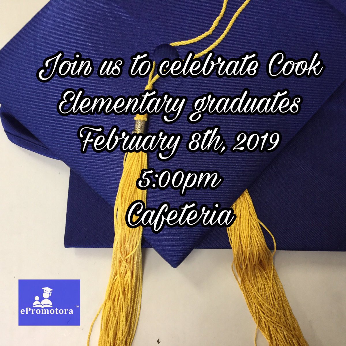 epromotora_p's tweet photo. Join us tonight to celebrate @cookcrocs graduates!
See you in the cafeteria at 5:00pm
#ePromotora graduates, you rock!
@aisdparents @FamAsPartners @AISDSupt @DoyleAValdez https://t.co/SYdhkoirjg