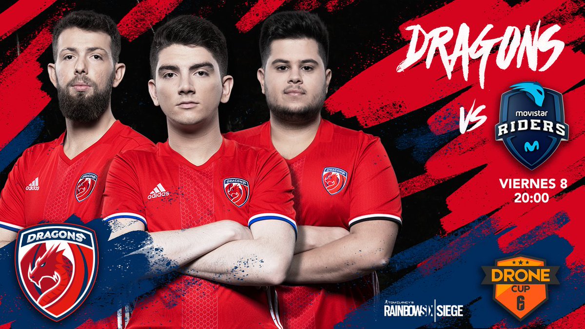 La espera ha merecido la pena, hoy nuestros dragones: <a href="/Scorpion_R6/">ScRpN</a> <a href="/b4tfat/">Alberto</a> <a href="/Curr3nSy/">Santi Galván</a> <a href="/jwey_/">J♿rge</a> y @YORPU_R6, se enfrentarán en la semifinal de #R6DroneCup contra <a href="/Movistar_Riders/">Síguenos en @MovistarKOI</a>. #BurnThemAll 

📲 dragons-ec.com/match/66-movis…
🖥️ twitch.tv/rainbow6es    
🖥️ youtube.com/rainbow6es