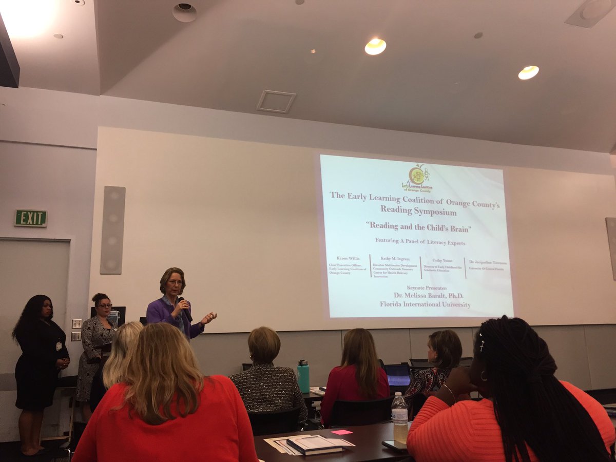 What does talking to babies have to do with reading proficiency in 3rd grade? Everything! @MelissaBaralt explains in keynote at today’s @ELCOC Literacy Symposium @orlandosentinel @CDLocps @JamesRusso_OCPS #EarlyYearsMatter