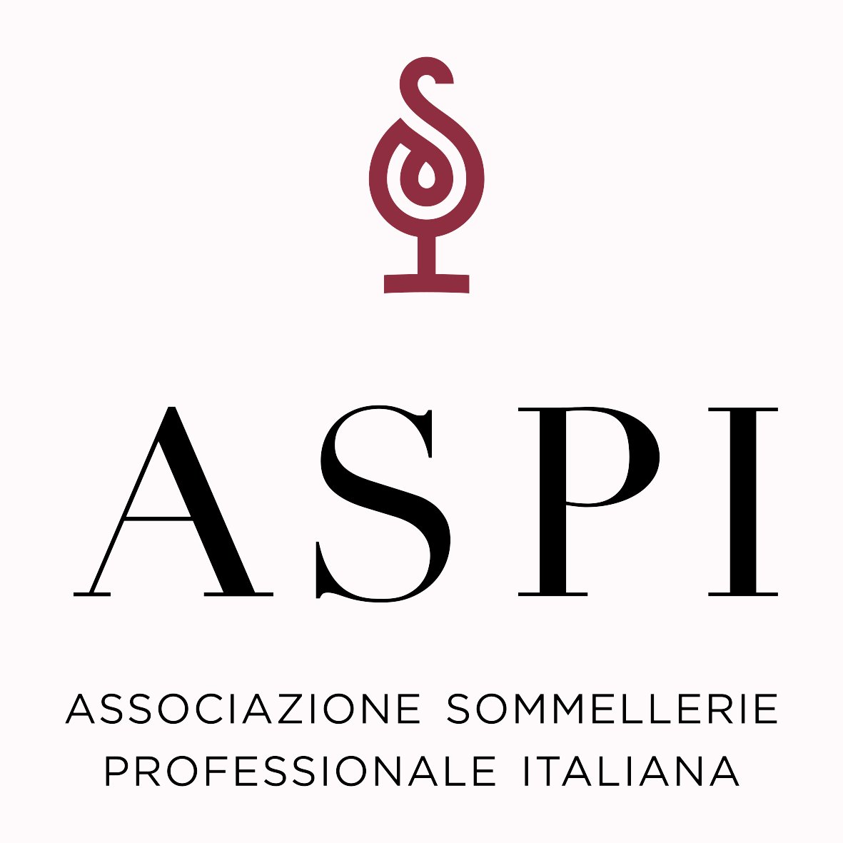 Tre elementi grafici che si fondono, la lettera S, un calice e un tastevin. Tre simboli che rappresentano la professione: la “S” di Sommelier, e due strumenti del mestiere, il calice e il tastevin. Buona nuova vita ASPI!! #sommelier #aspi 
<a href="/asisomms/">ASI - Association de la Sommellerie Internationale</a>